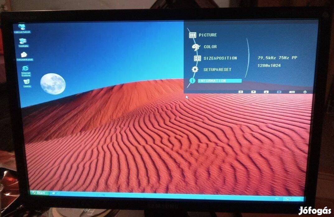 Hibátlan! Syncmaster 19" Colos LCD monitor eladó!