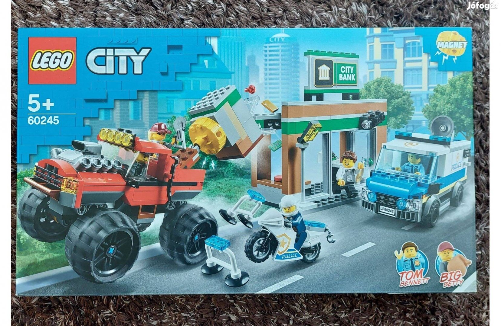 Hibátlan, Új, Bontatlan LEGO City 60245 Rendőrségi teherautós rablás