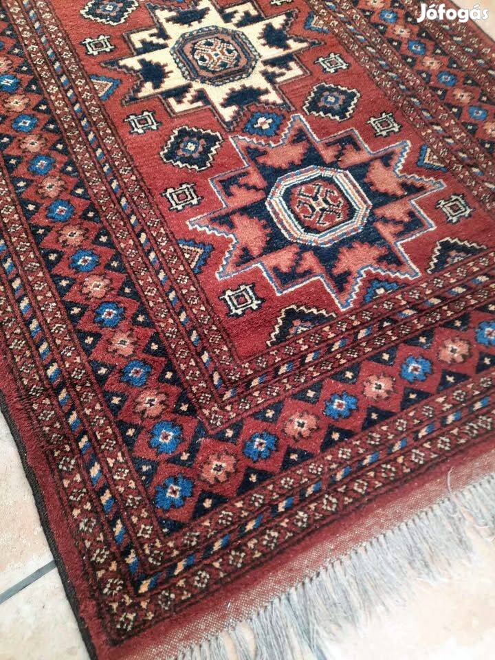 Hibátlan afgán , kazak mintás , kézi cs. 100 x 170 cm