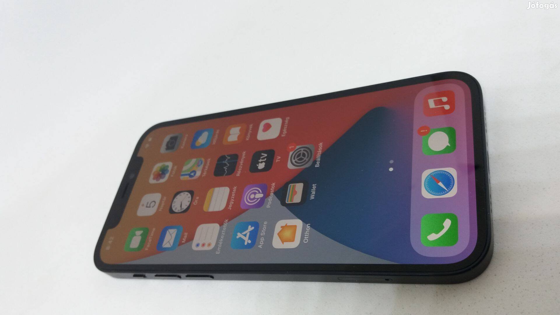 Hibátlan állapotú Apple iphone 12 - 128GB - 89% - Black színben ! ! !