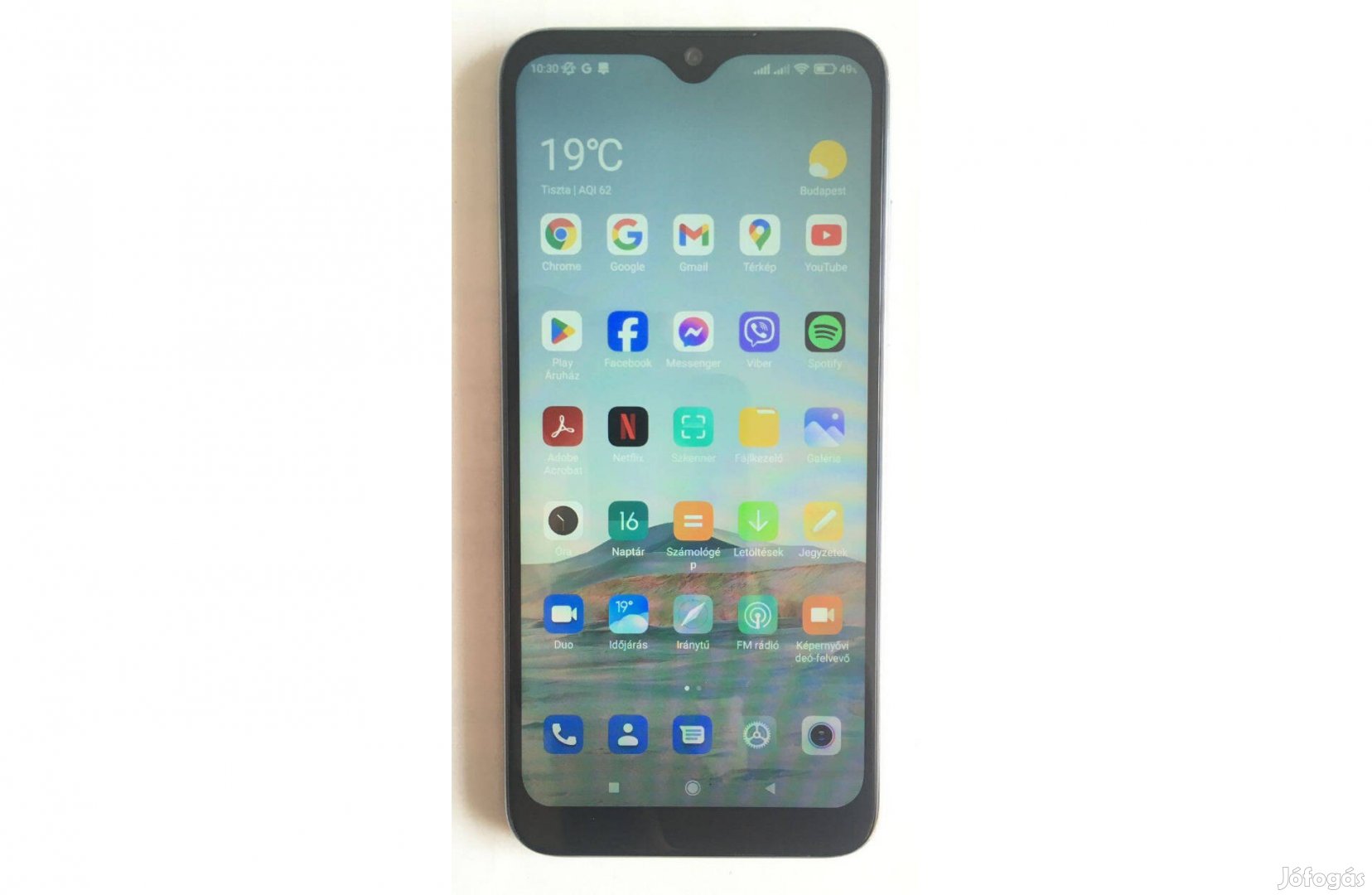 Hibátlan független, 2kártyás Xiaomi Redmi Note 8T okostelefon, jó akku