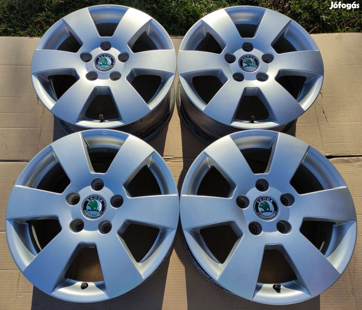 Hibátlan gyári 5x112 R15 Skoda ill. VW SEAT AUDI 15" felni alufelni!