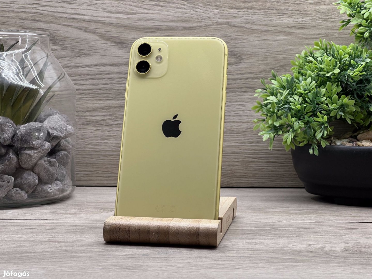 Hibátlan iPhone 11 Yellow 128GB 2 ÉV Garanciával Számlával 100%