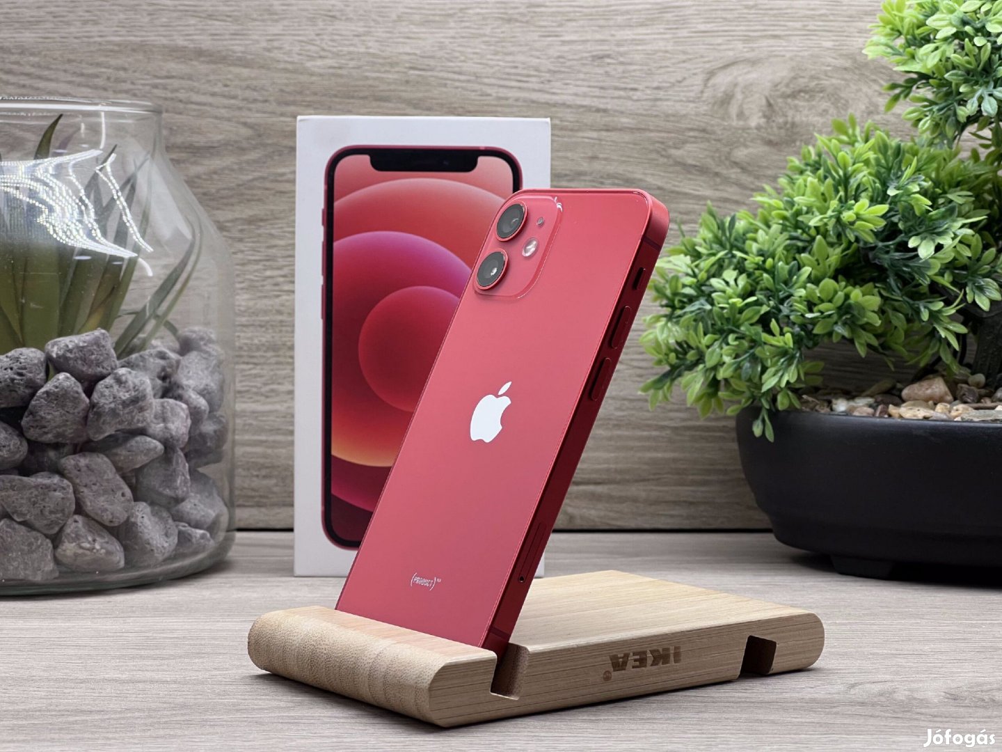 Hibátlan iPhone 12 Mini Red 64GB 1 ÉV Garanciával Számlával 100%