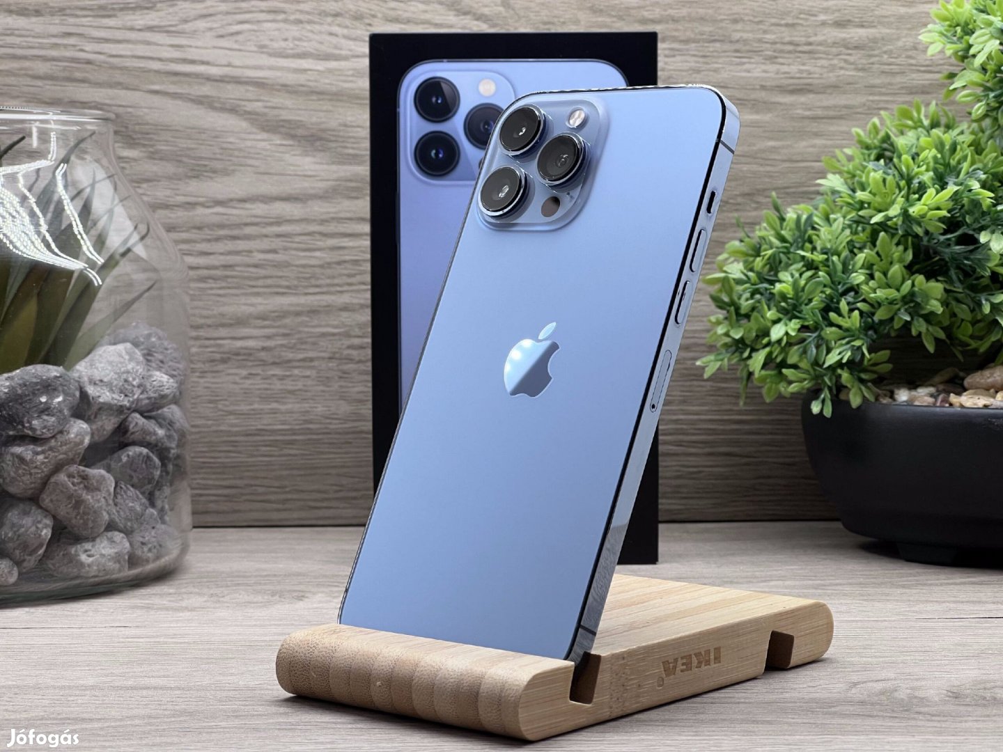 Hibátlan iPhone 13 Pro Max Sierra Blue 256GB 2 ÉV Garanciával