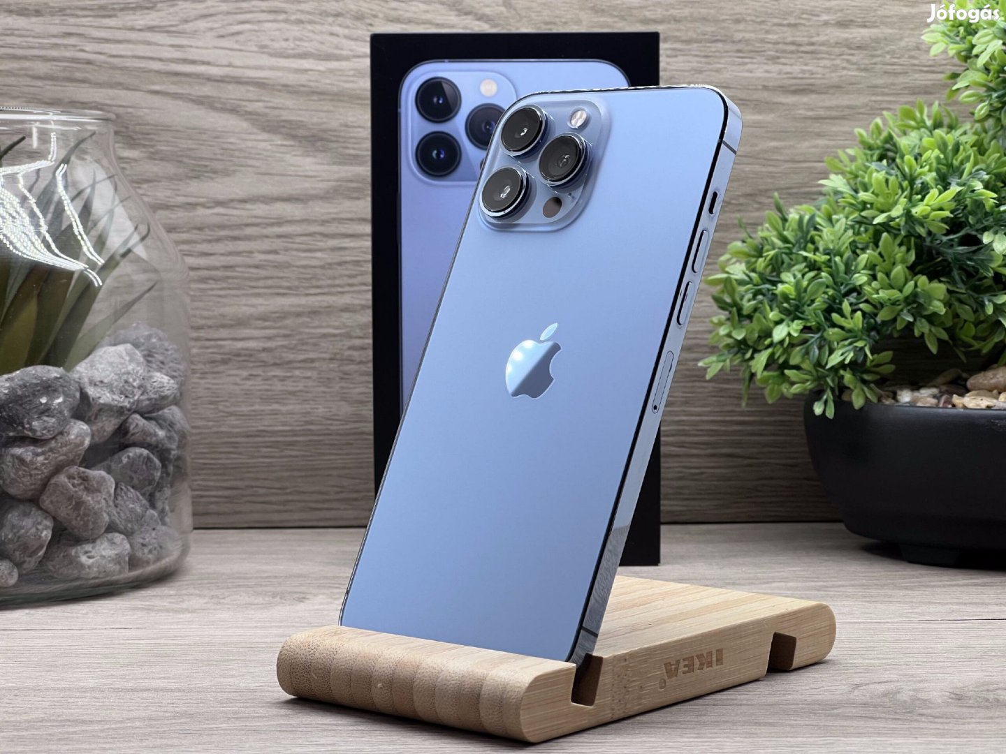 Hibátlan iPhone 13 Pro Max Sierra Blue 256GB 2 ÉV Garanciával