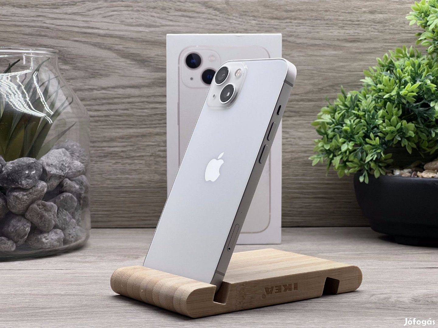 Hibátlan iPhone 13 Starlight 128GB 2 ÉV Garanciával Számlával Aksi
