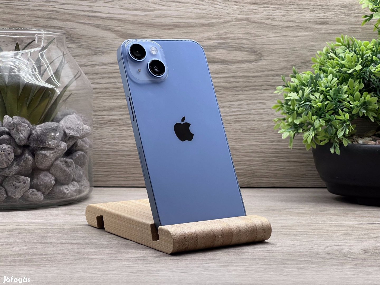 Hibátlan iPhone 14 Blue 256GB 2 ÉV Garanciával Számlával 100% Akksi