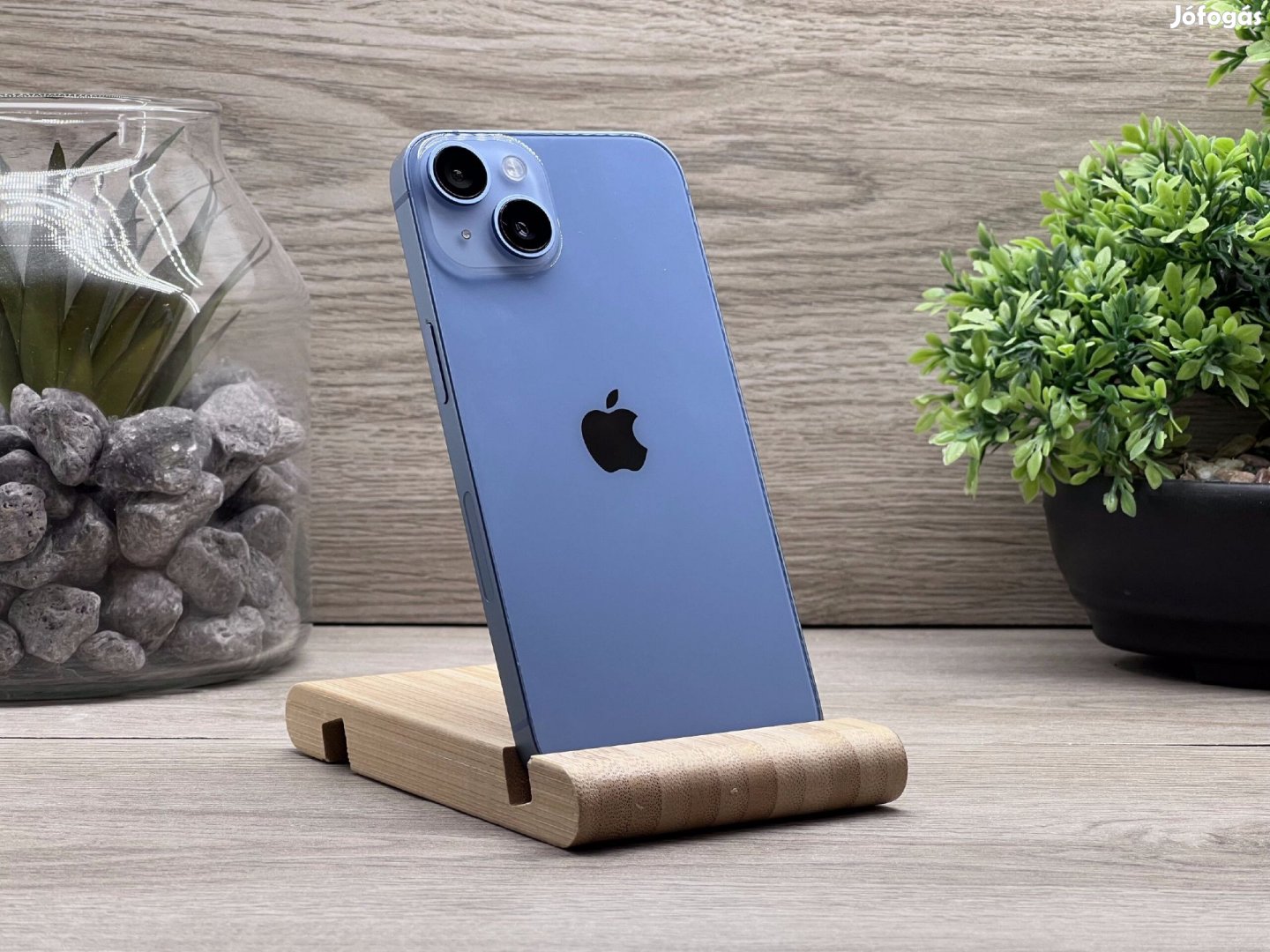 Hibátlan iPhone 14 Blue 256GB 2 ÉV Garanciával Számlával 100% Akksi