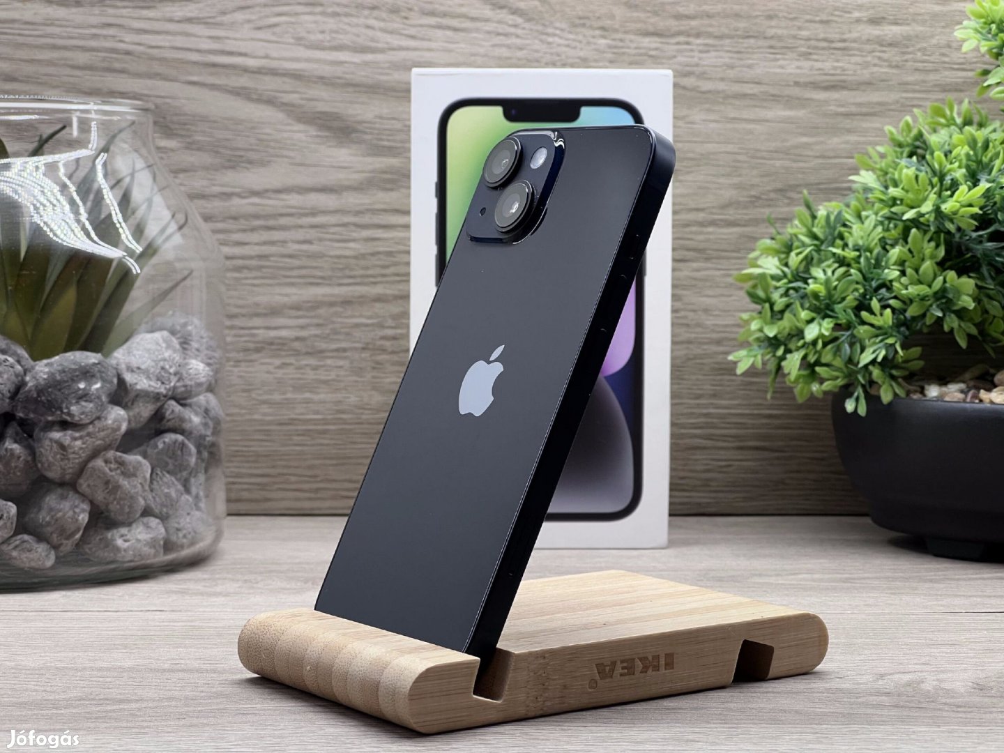 Hibátlan iPhone 14 Midnight 128GB 2 ÉV Garanciával Számlával Aksi