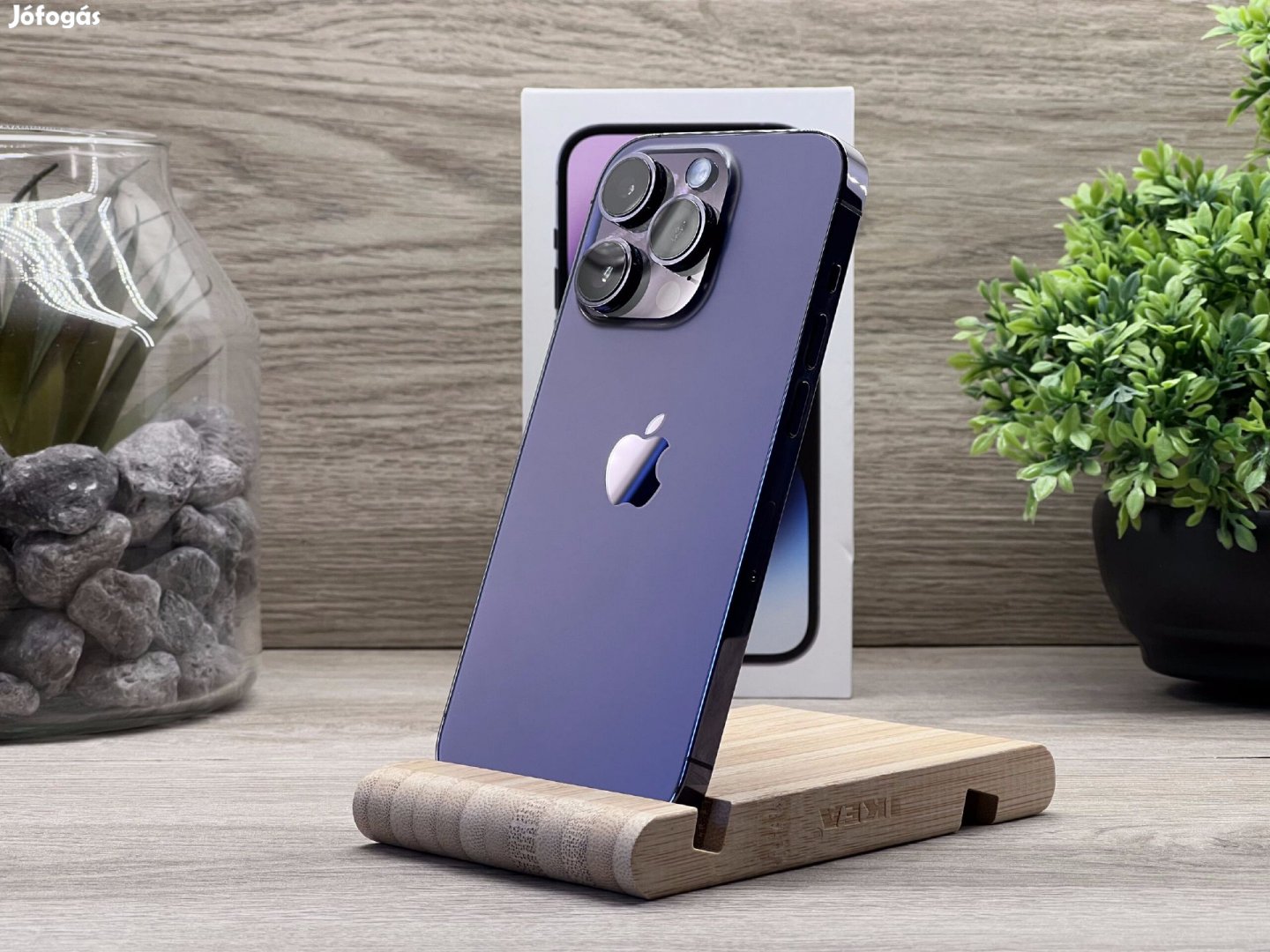 Hibátlan iPhone 14 Pro Deep Purple 128GB 2 ÉV Garanciával Számlával