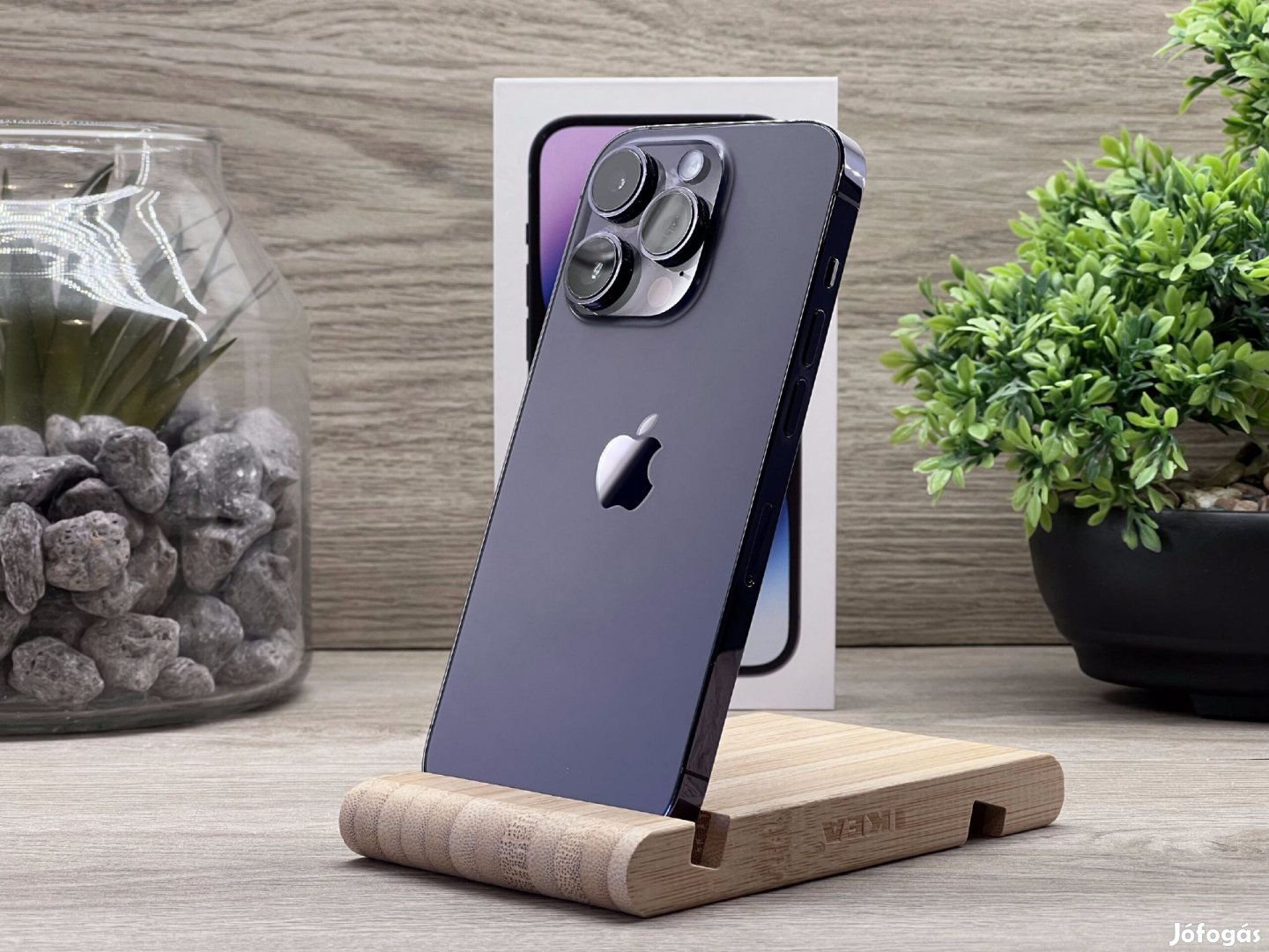 Hibátlan iPhone 14 Pro Deep Purple 128GB 2 ÉV Garanciával Számlával