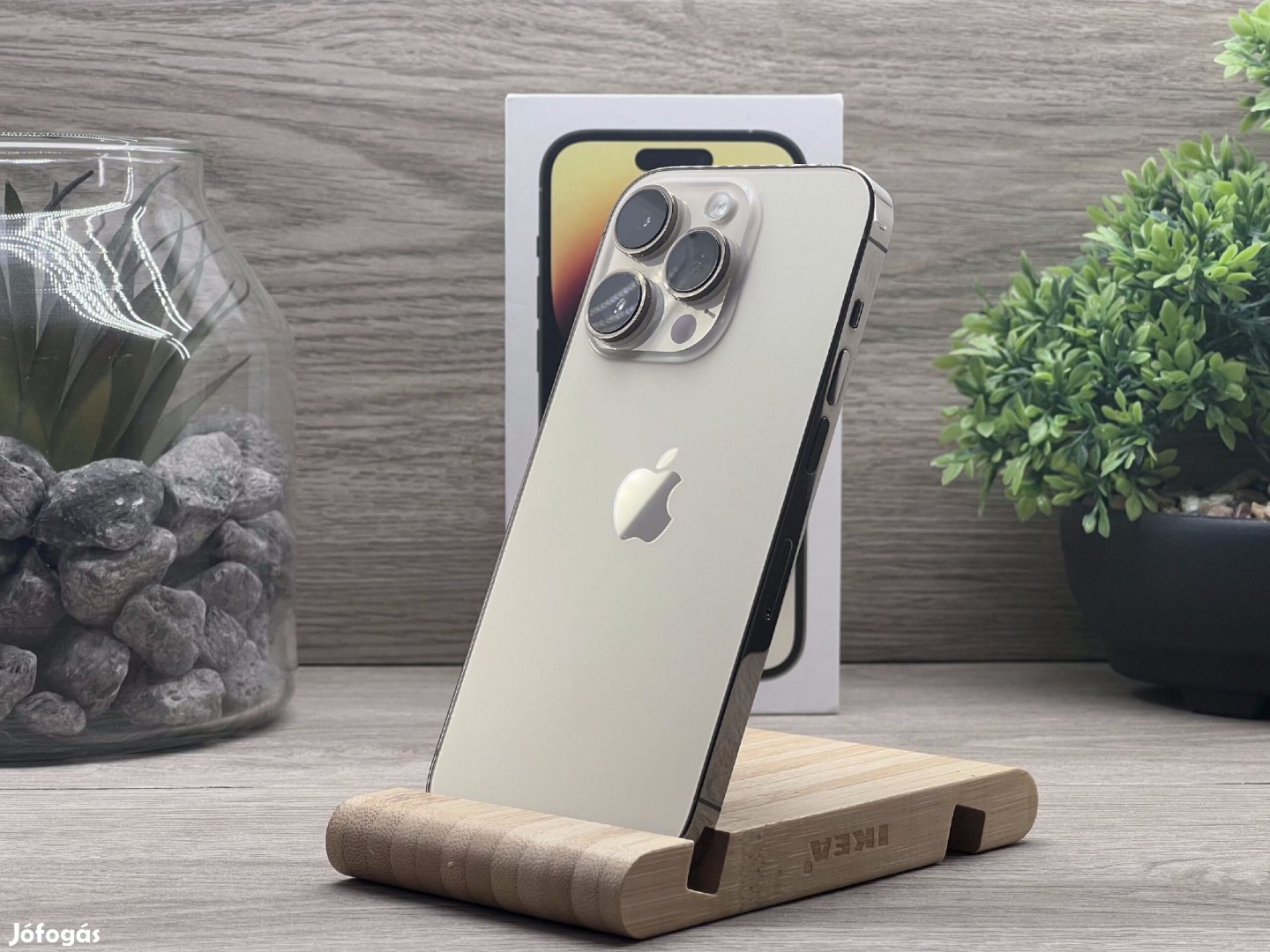 Hibátlan iPhone 14 Pro Gold 128GB 2 ÉV Garanciával Számlával Aksi