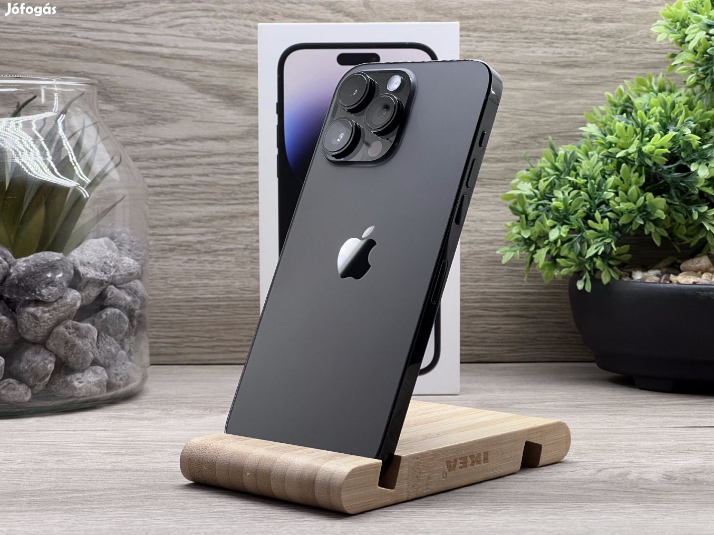 Hibátlan iPhone 14 Pro Max Space Black 128GB 2 ÉV Garanciával