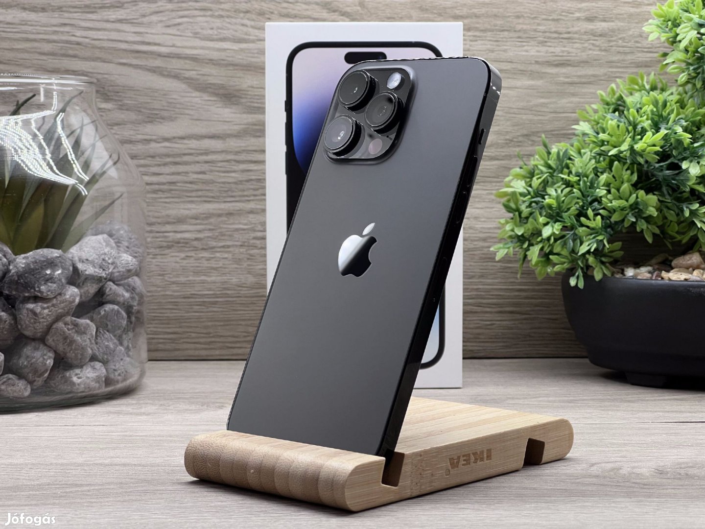 Hibátlan iPhone 14 Pro Max Space Black 128GB 2 ÉV Garanciával