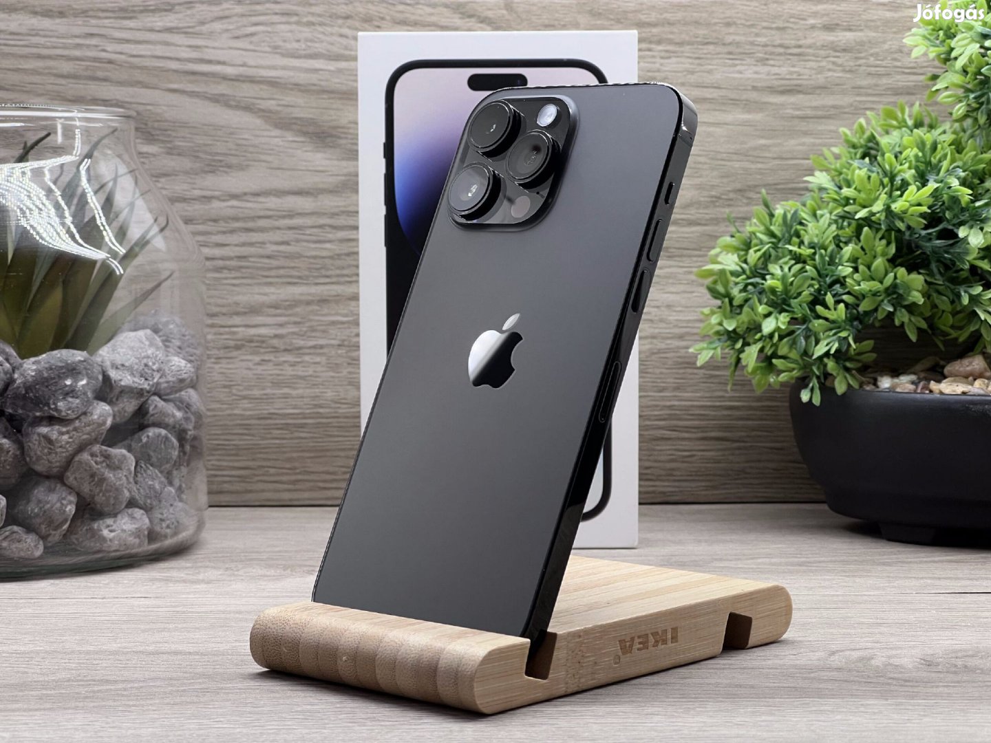 Hibátlan iPhone 14 Pro Max Space Black 128GB 2 ÉV Garanciával