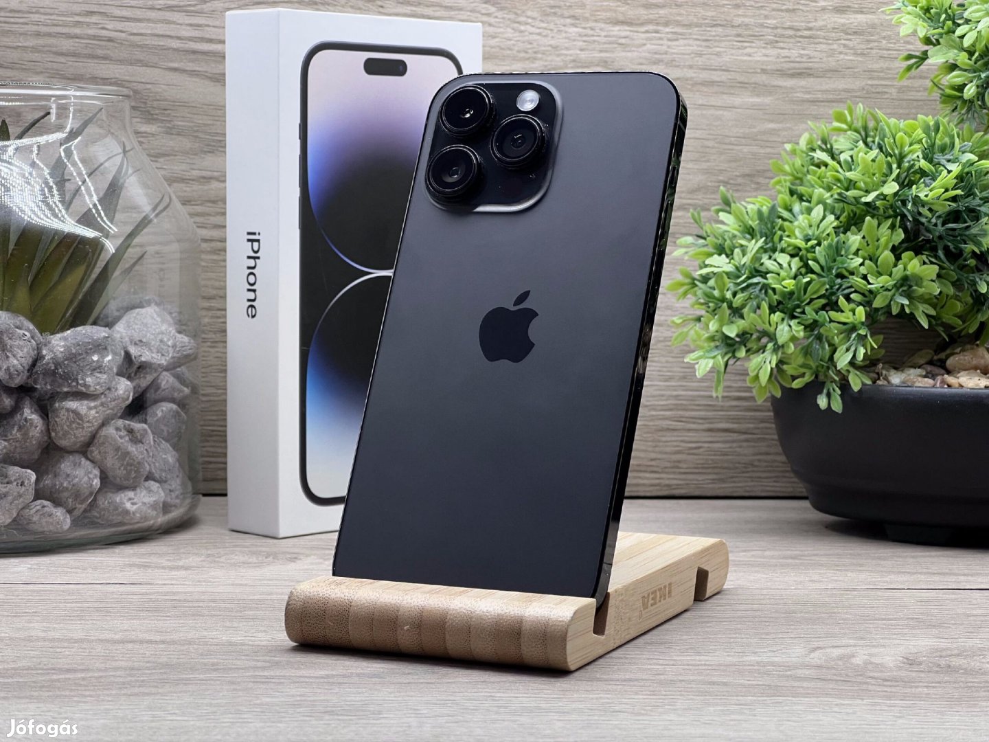 Hibátlan iPhone 14 Pro Max Space Black 128GB 2 ÉV Garanciával