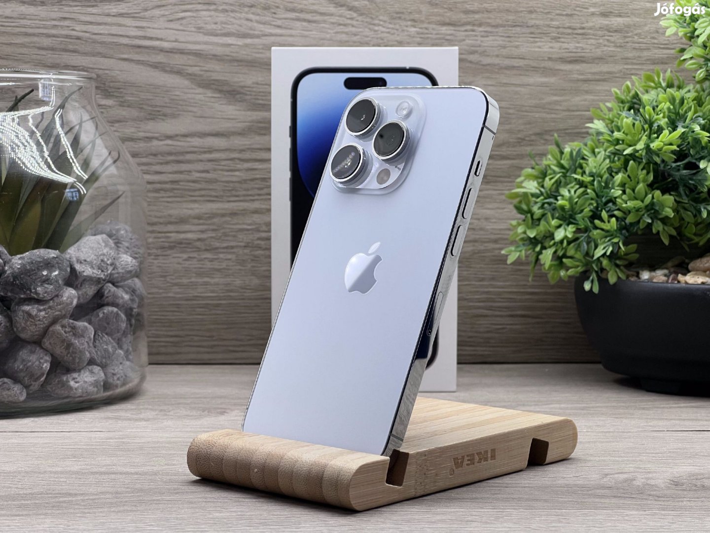 Hibátlan iPhone 14 Pro Silver 256GB 2 ÉV Garanciával Számlával Aksi
