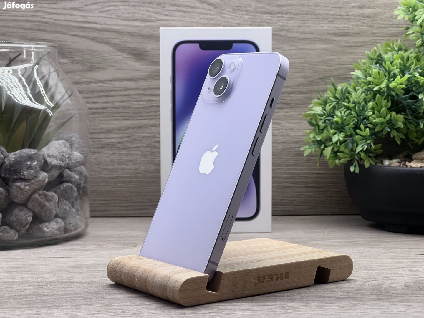 Hibátlan iPhone 14 Purple 128GB 2 ÉV Garanciával Számlával 94% Akku