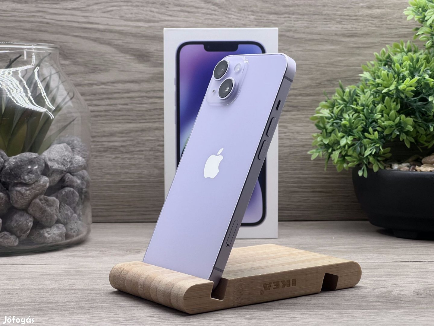 Hibátlan iPhone 14 Purple 128GB 2 ÉV Garanciával Számlával 94% Akku