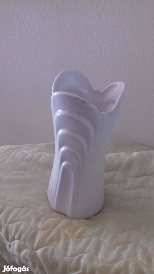 Hibátlan mázas kerámia váza 20 cm