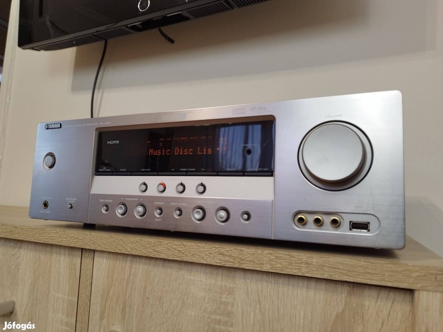 Hibával működő Yamaha natural sound RX-V461 receiver