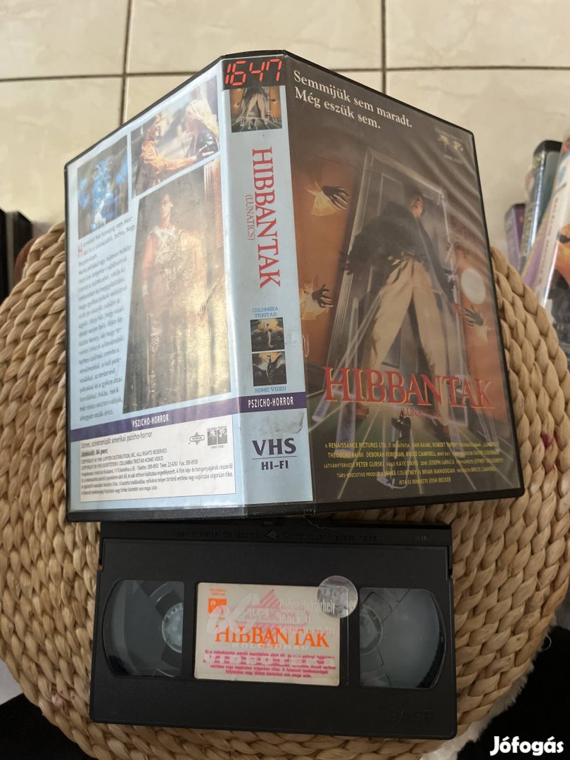 Hibbantak vhs film 