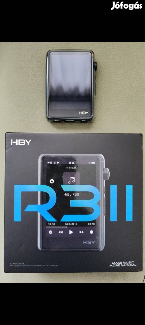 Hiby R3ll.Hi-Res audio player!(32bit768khz!) DSD256 Mqa!