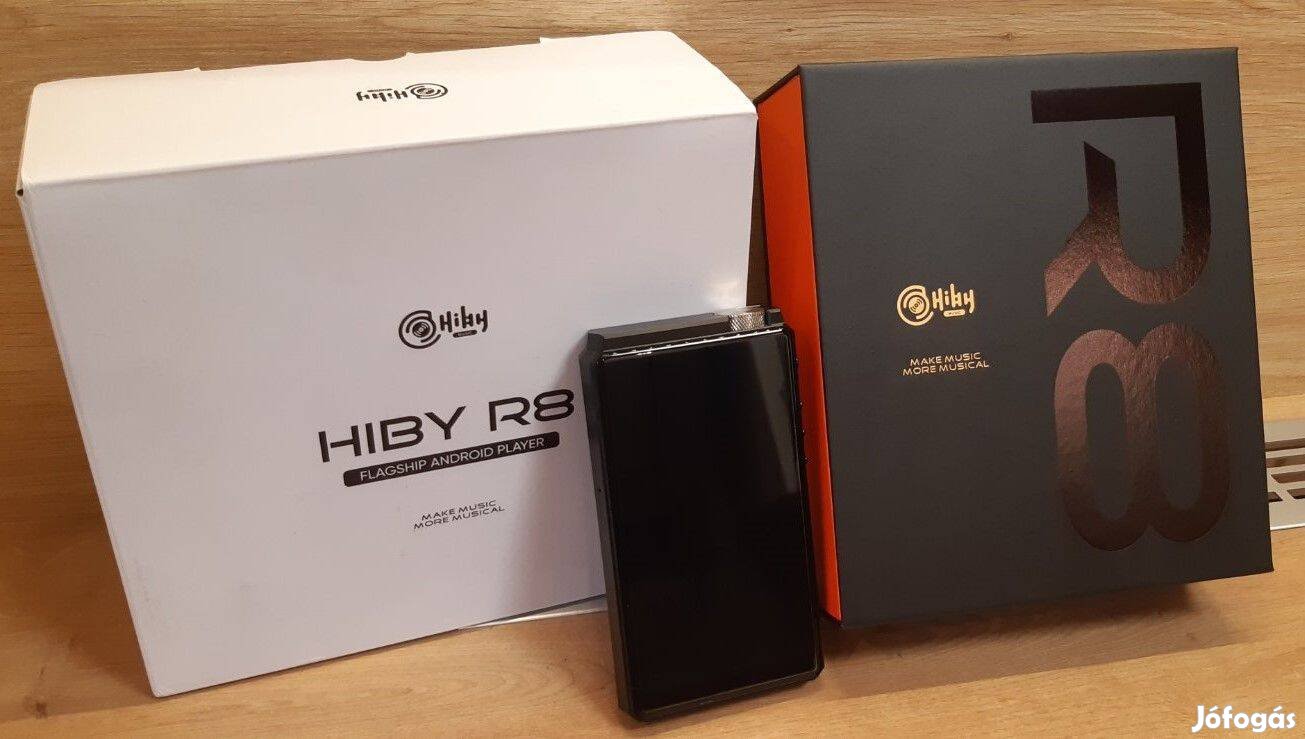 Hiby R8 flagship DAP (AK4497x2,128+6GB) 1 év garival, ajándéknak is