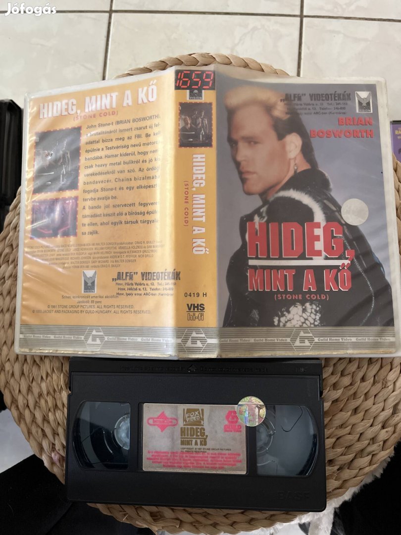 Hideg mint a kő vhs film guild