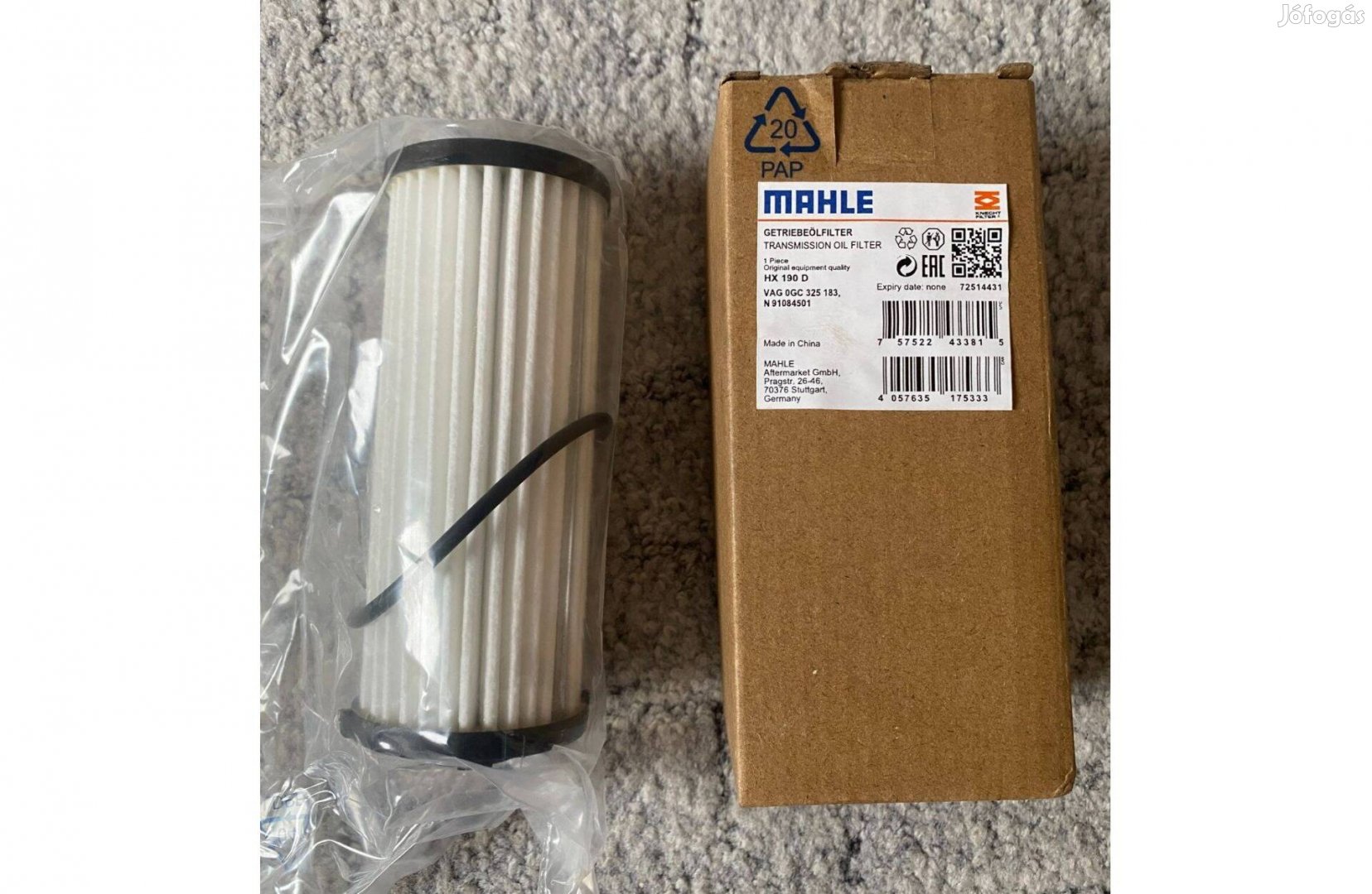 Hidraulika szűrő, automata váltóhoz HX 190D Mahle Knecht