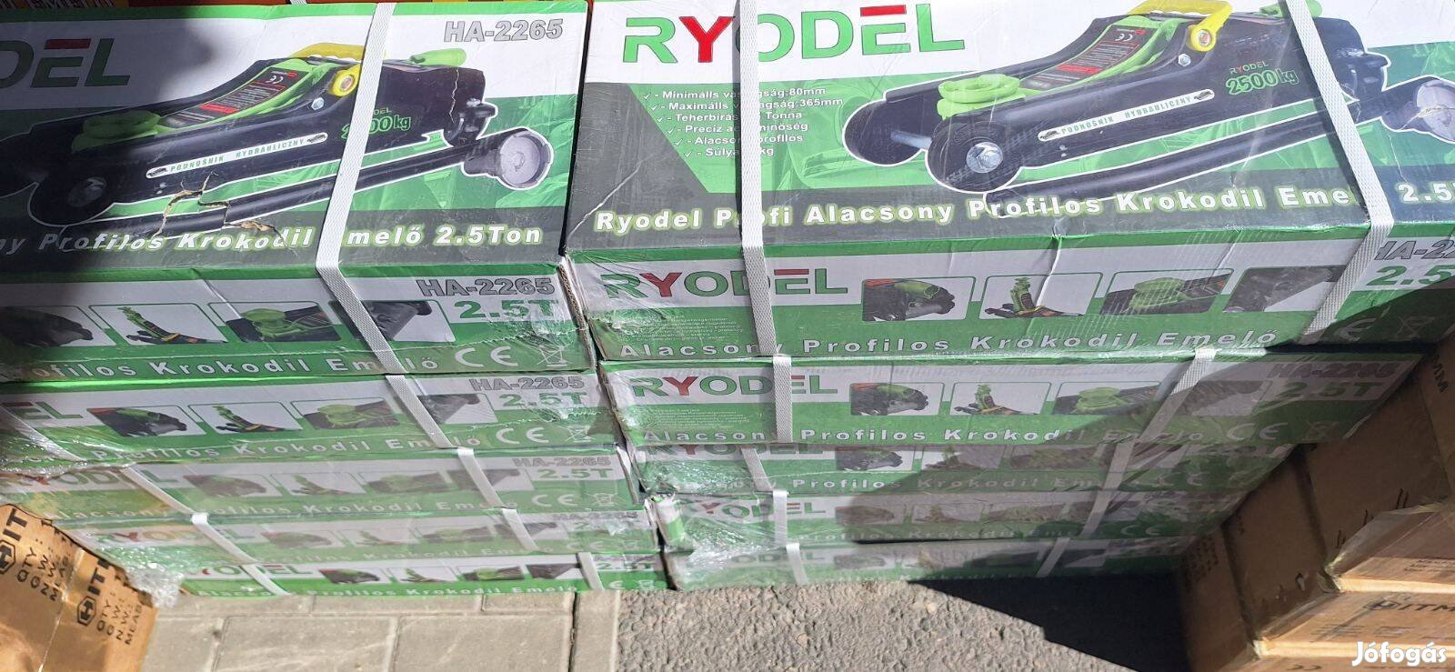 Hidraulikus Krokodil emelő alacsony profilú 2.5T