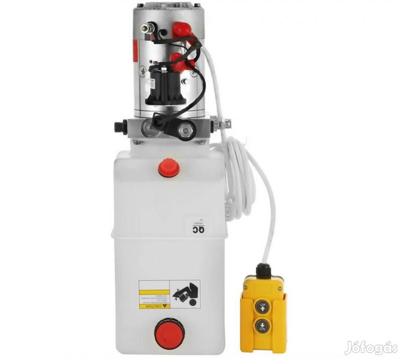 Hidraulikus Szivattyú 12V DC  tartály kapacitás 7 liter