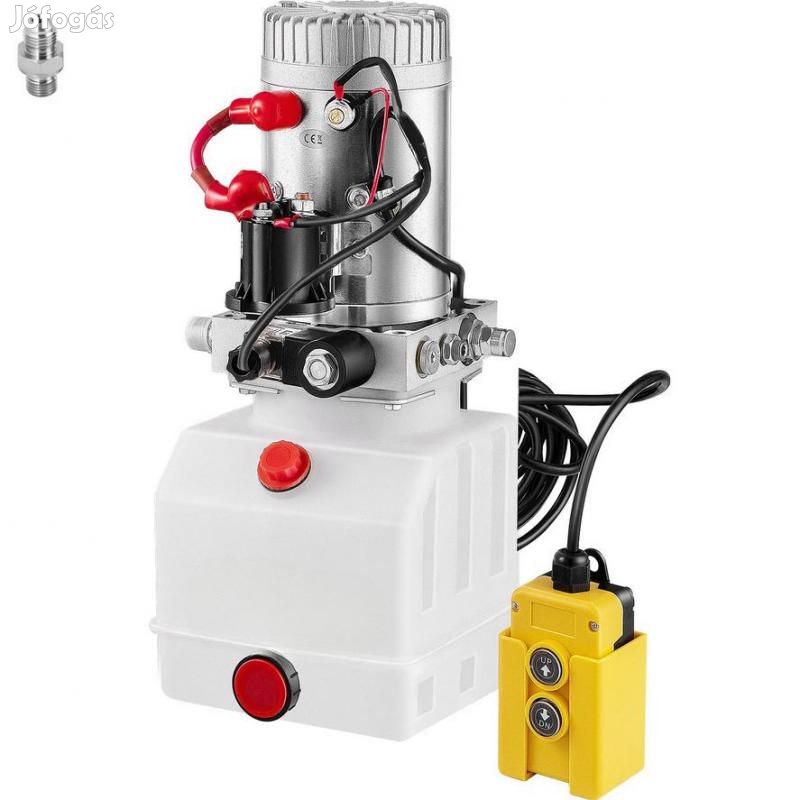 Hidraulikus Szivattyú 12V DC tartály kapacitás 4 liter Egyszeres