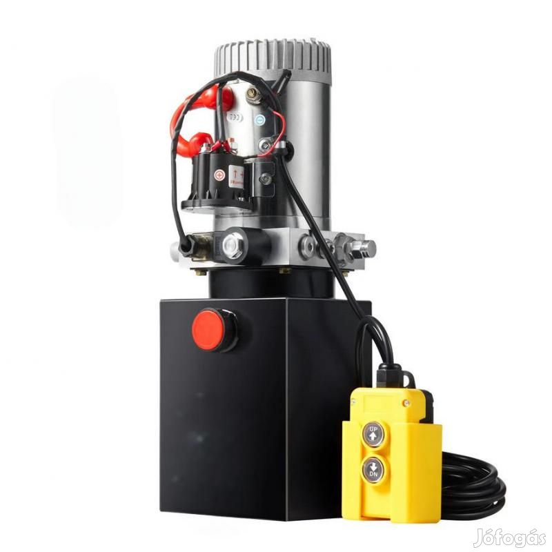 Hidraulikus Szivattyú 12V DC tartály kapacitás 4 liter Egyszeres