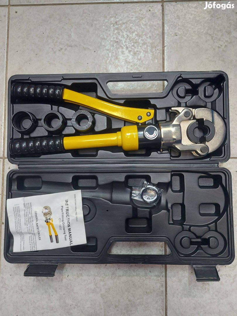 Hidraulikus cső krimpelő 16-32mm PEX