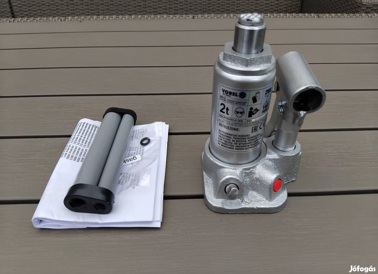 Hidraulikus emelő Vorel, nem Parkside, Metabo, Makita