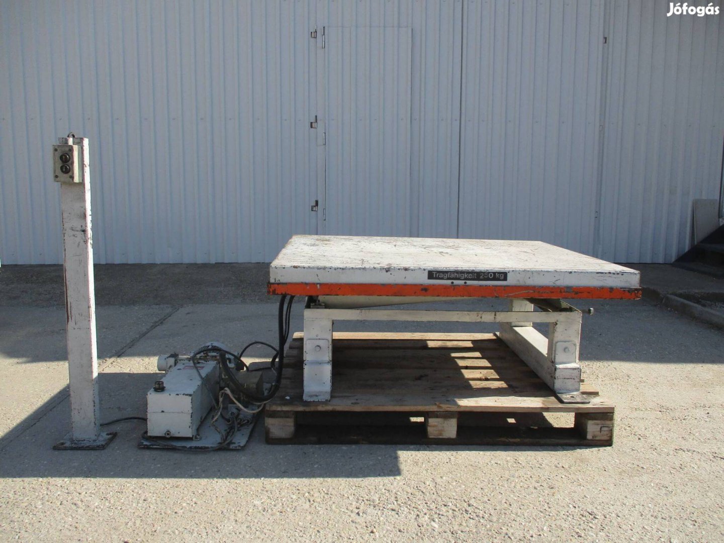 Hidraulikus emelő asztal 250 kg emelőasztal ollós ollósemelő (1254)