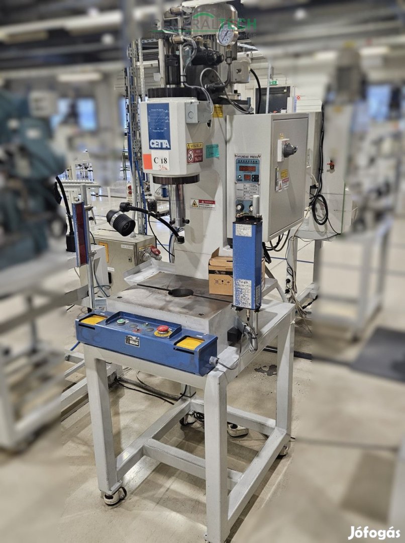 Hidraulikus présgép 3t Hyundae HHP-3 cetta prés újszerű