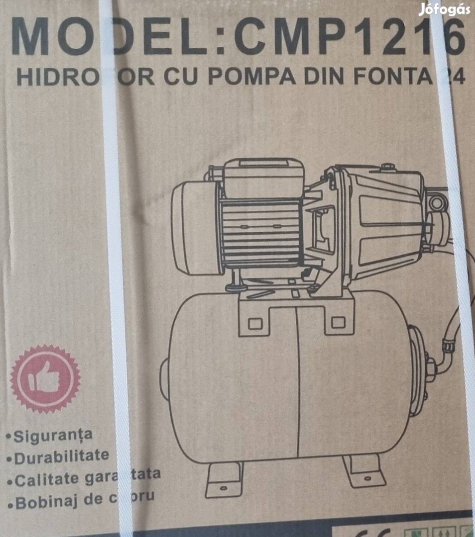 Hidrofor házi vízmű 24l vízmü Új
