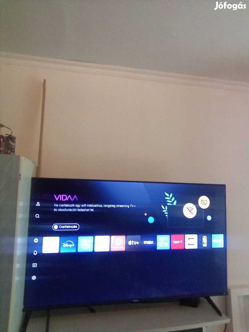 Hiense 50 " UHD 4k 6 seria tv eladó.