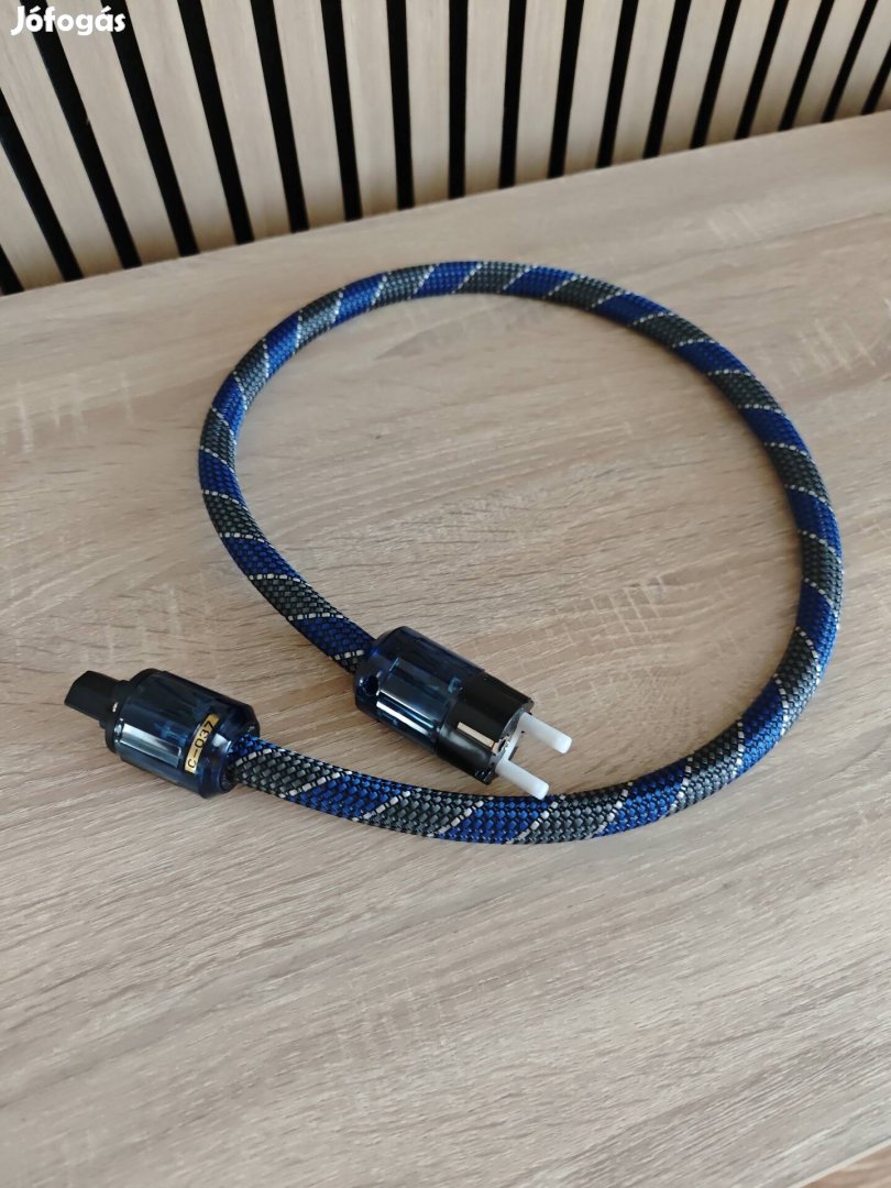 Hifi Tápkábel 1meter hosszú