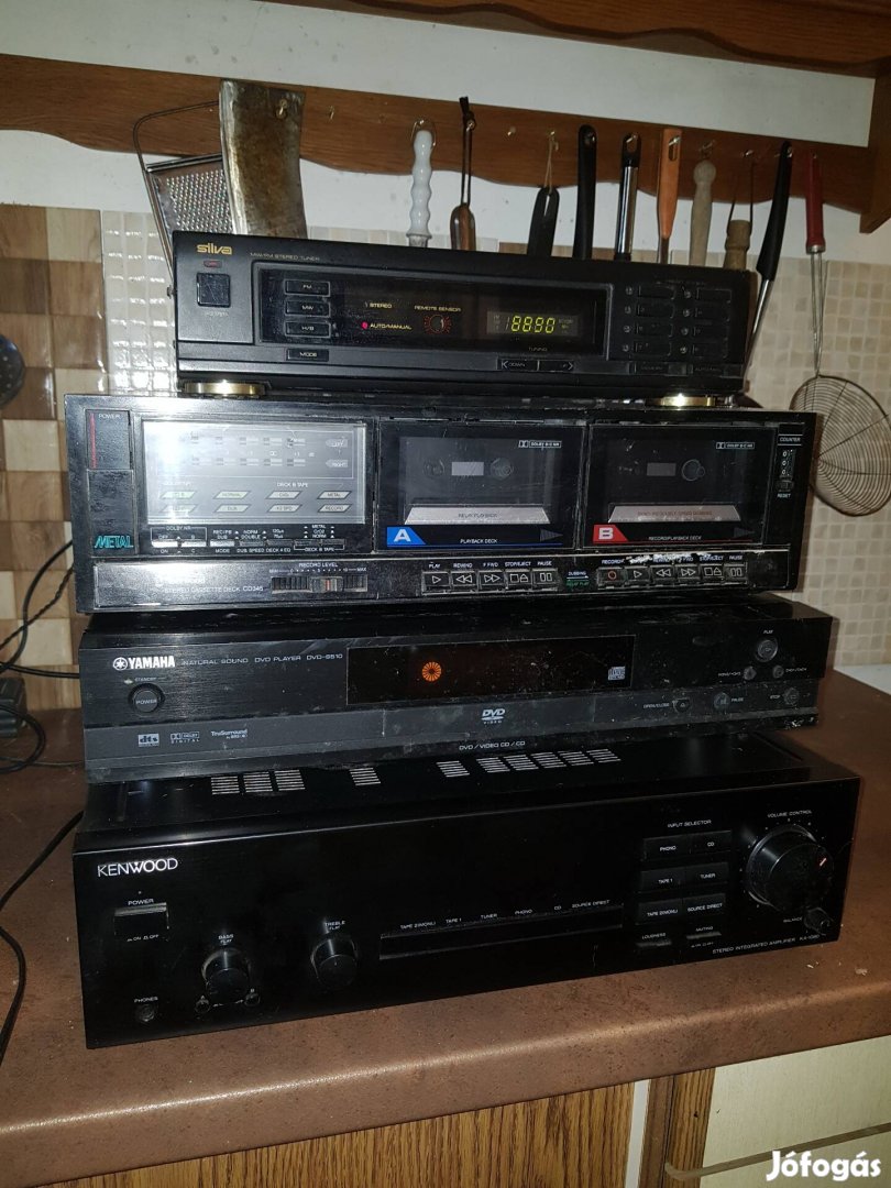 Hifi erősítő tuner tape dvd deck csomag ausztria 2.