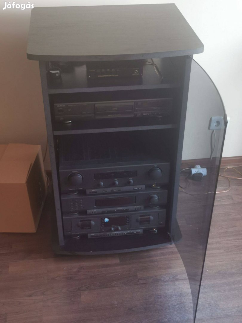 Hifi torony szekrénnyel hangfalakkal eladó