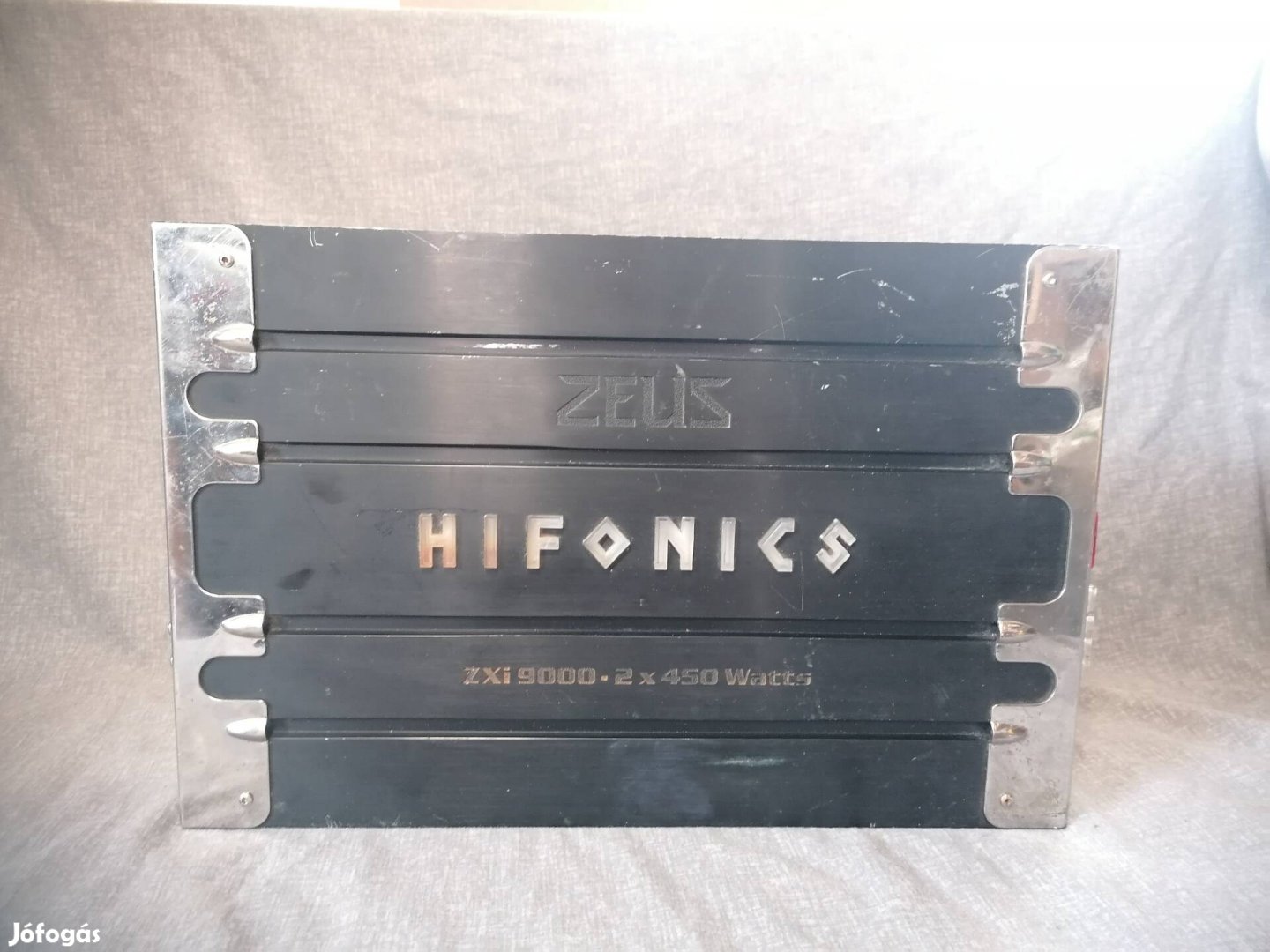 Hifonics zeus zxi-9000 2x450w erősítő. 