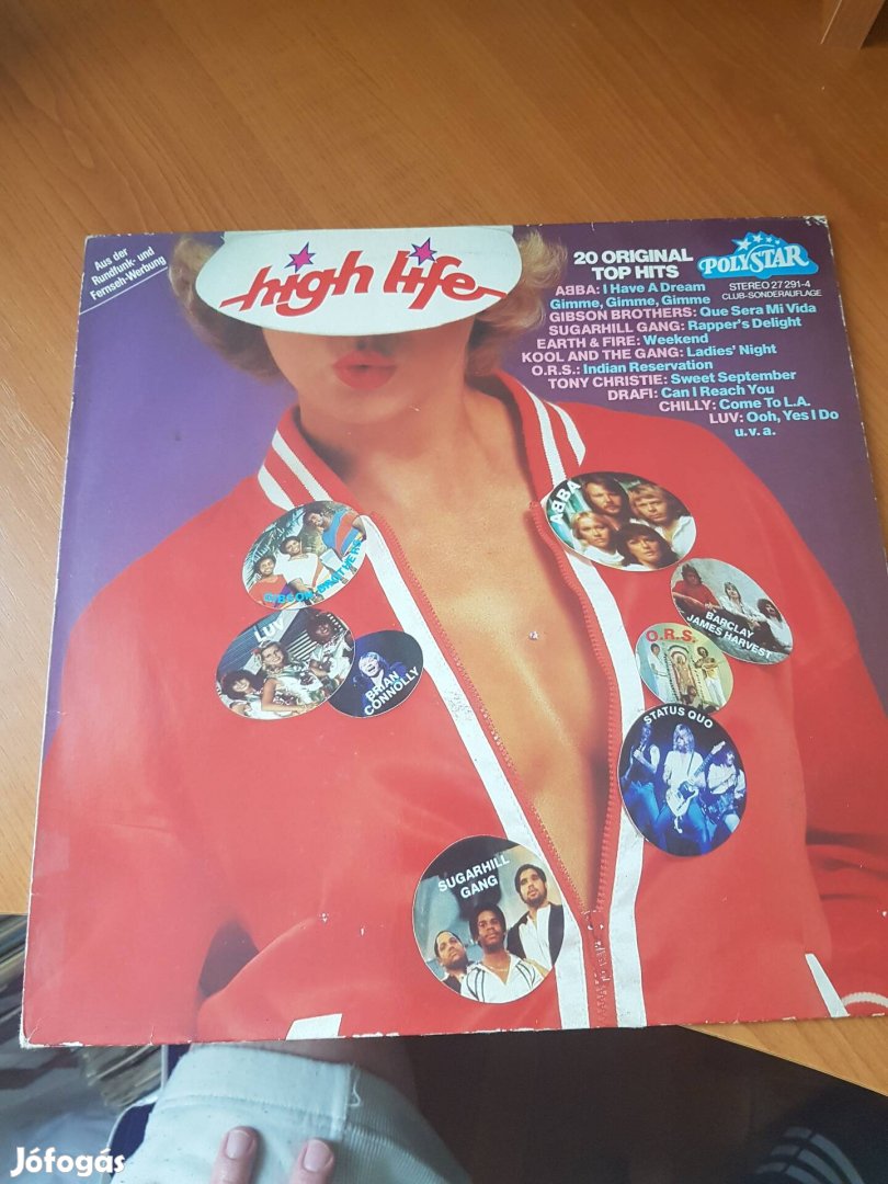 High Lifer 1979 NSZK bakelit nagylemez 