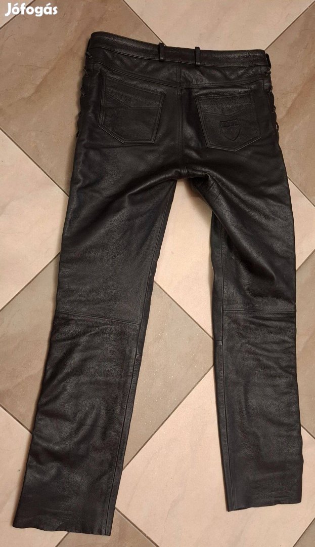 Highway fűzős motoros bőrnadrág 52 es