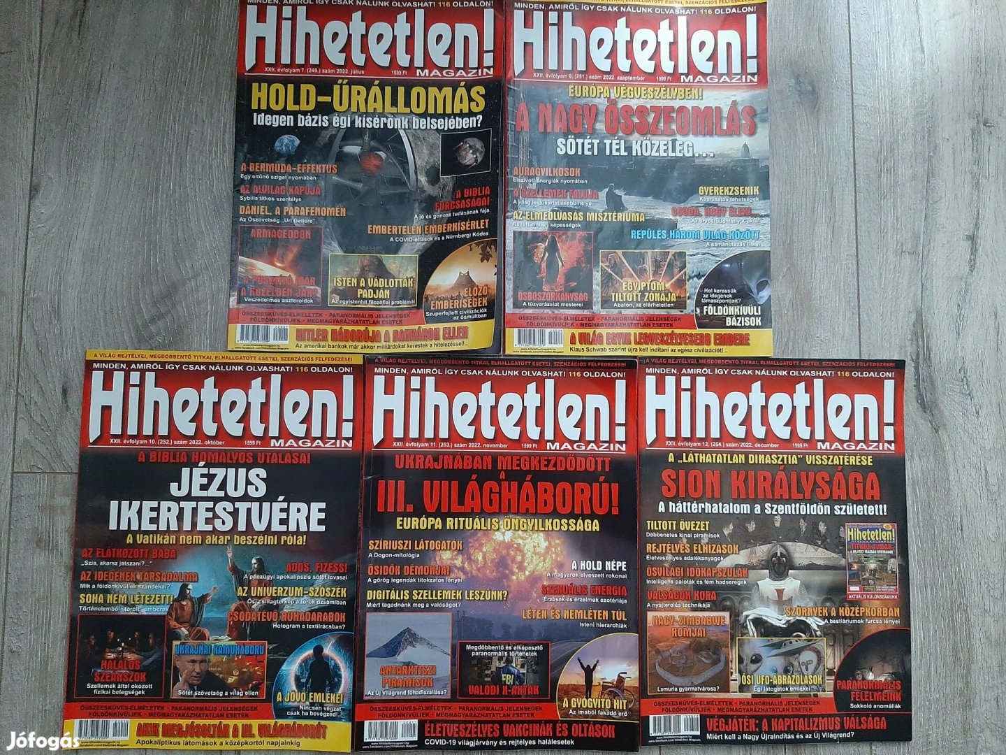 Hihetetlen Magazin 2022/2.félév magazinjai (8. hó hiányzik)