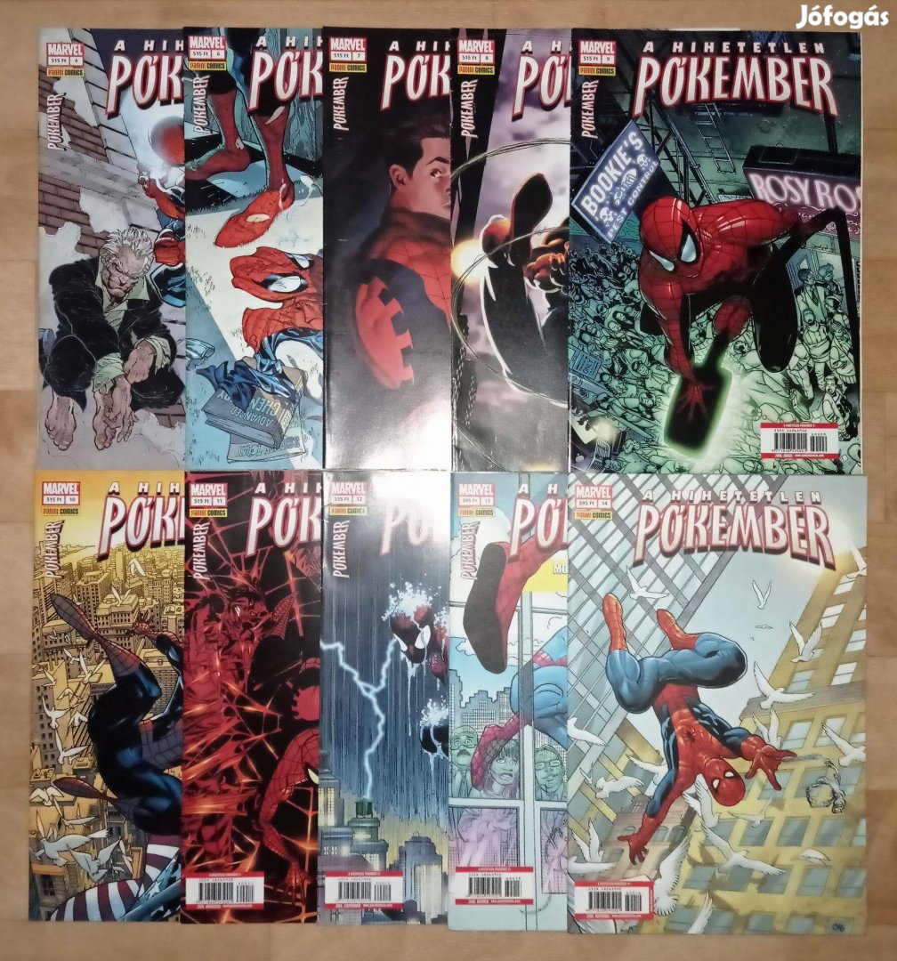 Hihetetlen Pókember Panini gyűjtői állapotú képregények
