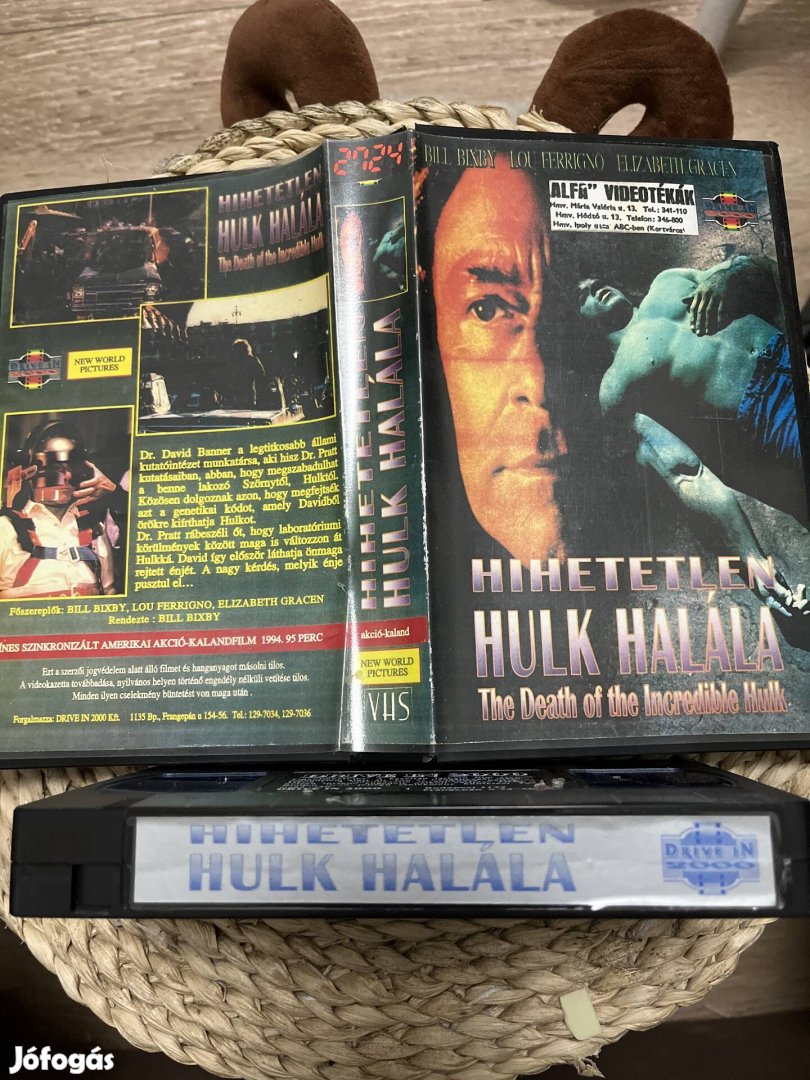 Hihetetlen hulk halála vhs m